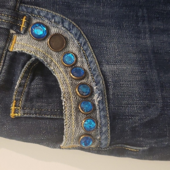 Nolita De Nimes Flash & Partners Spa Jeans Women Size 25 Italy Jeweles Denim - Picture 15 of 16